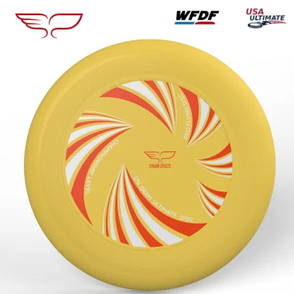 Frisbee Ultimate Yikun - Série UltiPro Ultiwave Disc - 27cm - Jaune