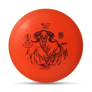 Disc Golf YIKUN Mid-Range KUI Tiger Line Orange